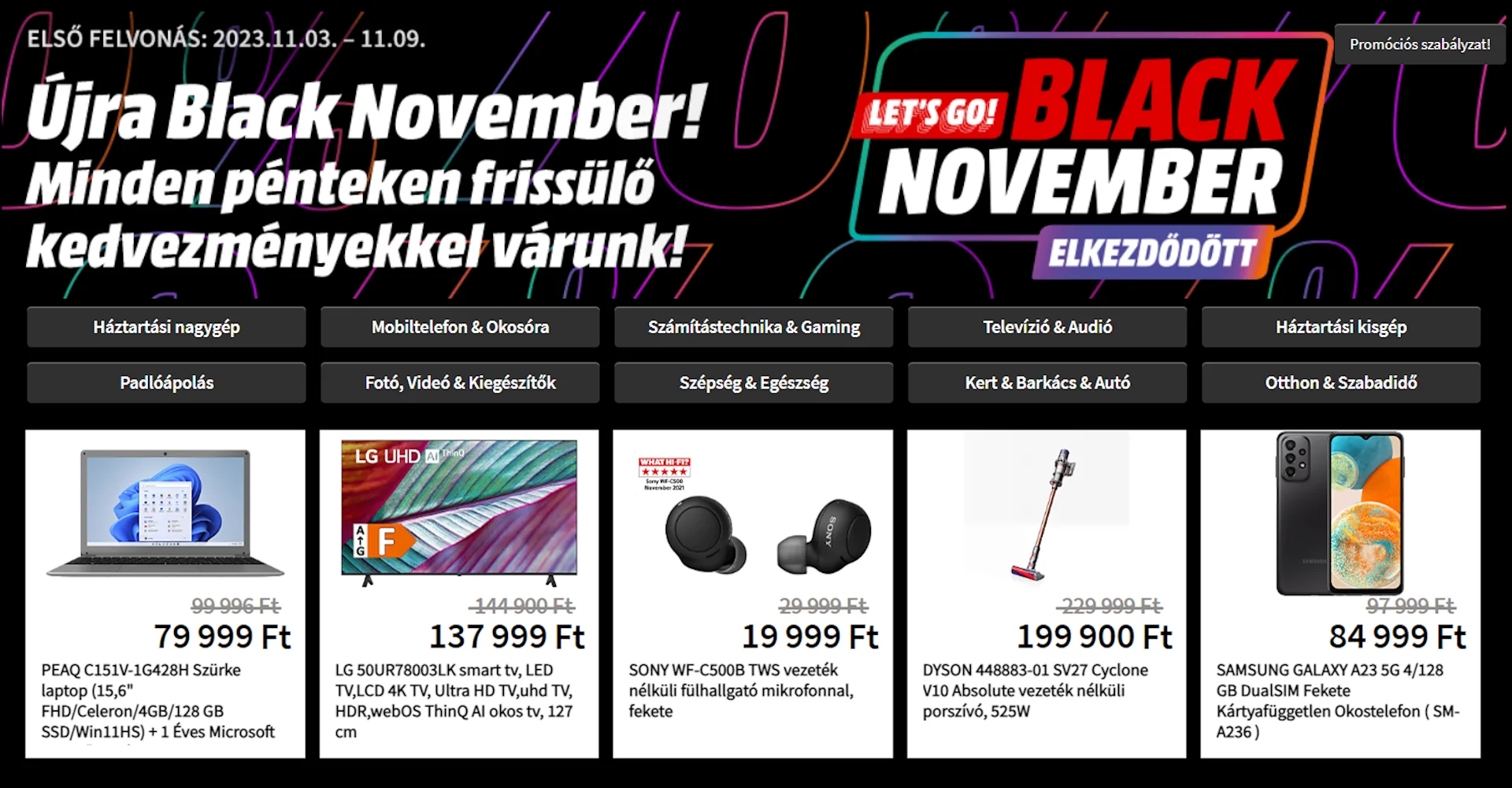 Media Markt Black Friday 2023 = Black November!